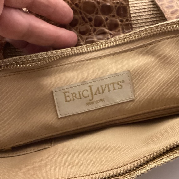 Eric Javits New York Straw Weave shoulder bag Hand Fished in USA - Picture 9 of 12